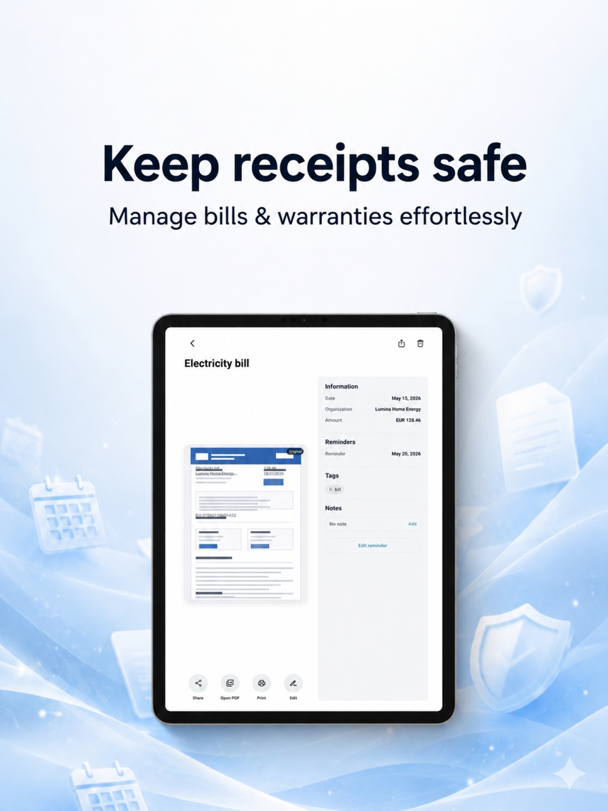 Bindora: Scan & Reminders screenshot 9