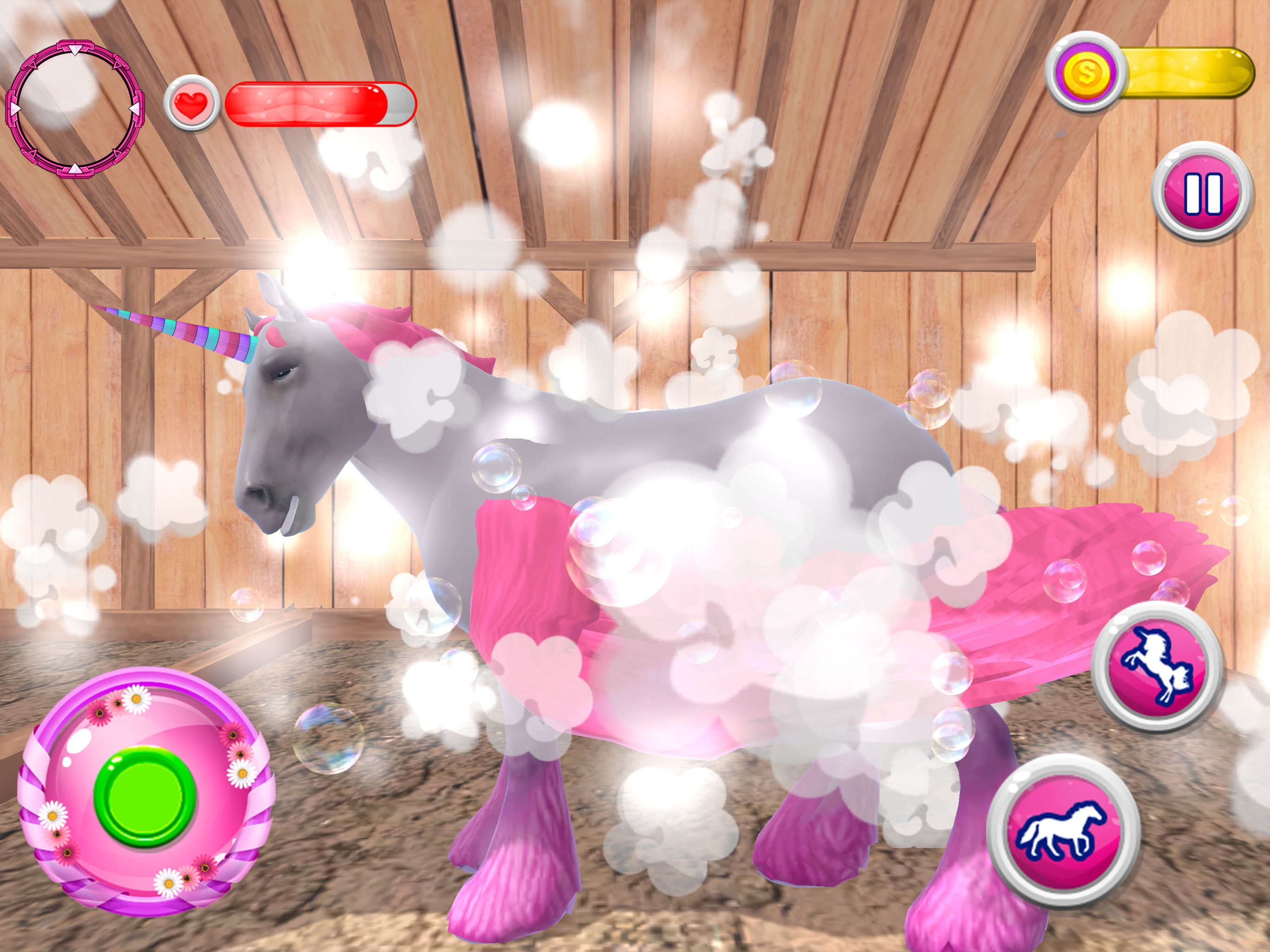 Unicorn Horse Stable Care Game screenshot 8