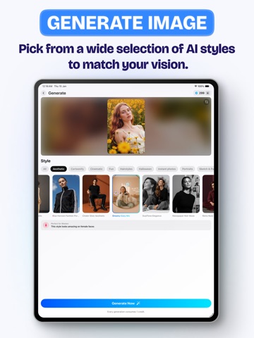 AI Image Studio: ARTIST iPad screenshot