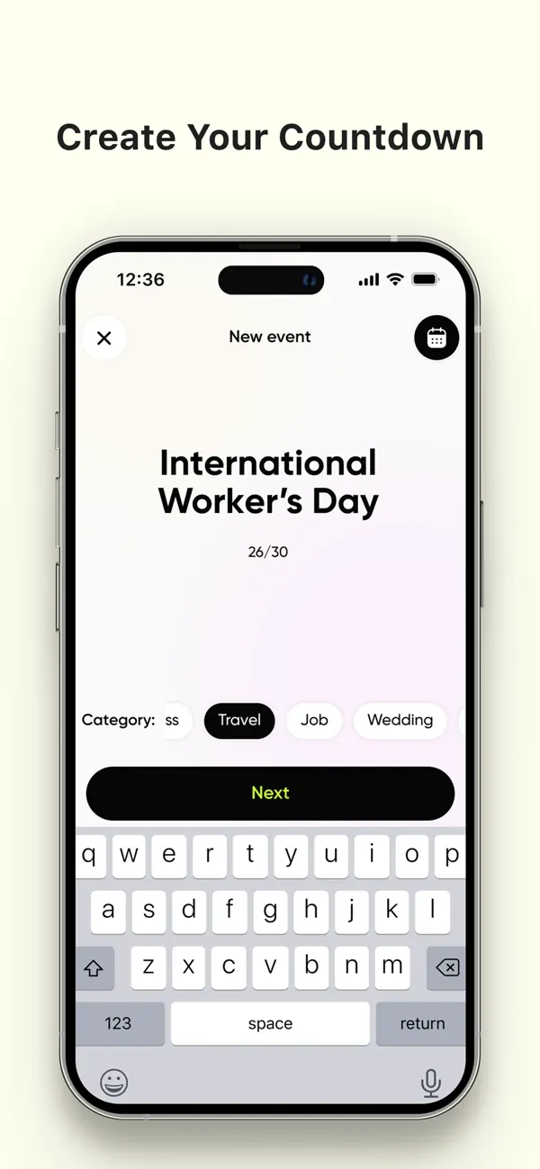 #3. Countdown Timer & Widget (iOS) De: Trang Phi Thi