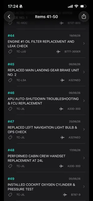 AMA Logbook screenshot 4
