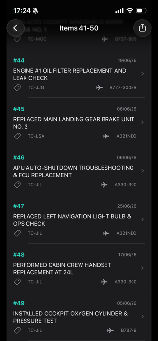 AMA Logbook Screenshot 4 of 6