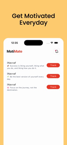 Motimate - Motivate your mate! screenshot