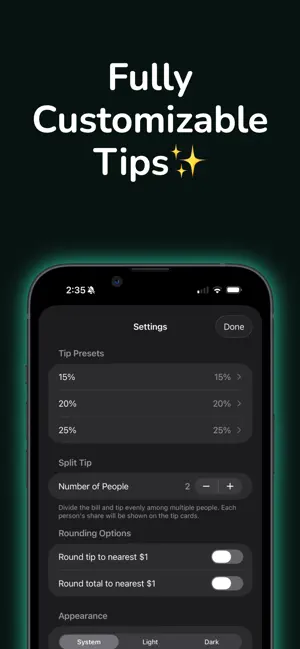 iTip Smart Tip Calculator screenshot 4
