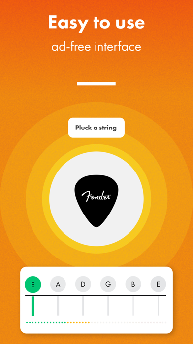 Fender Tune: Guitar Tuner App Screenshot