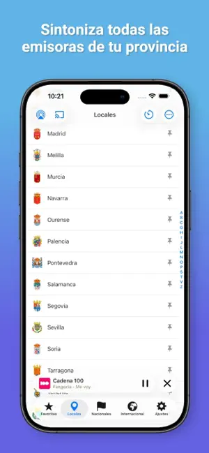 Radio FM: Escucha En Directo iPhone screenshot 4