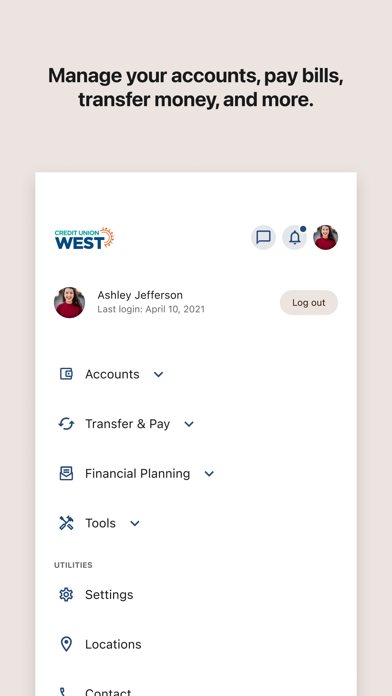 Credit Union West Screenshot