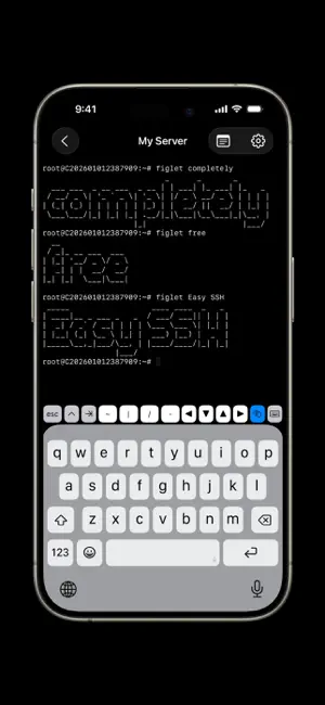 Easy SSH iPhone screenshot 1