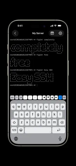 Скриншот Легкий SSH на iPhone 1