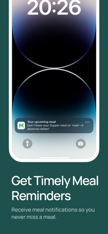 Meal Minder - Meal reminder Screenshot 6 of 6
