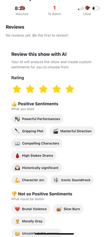 Flock - Watchlist Sharing App screenshot