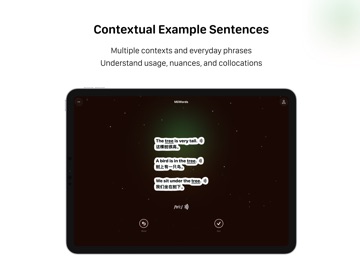 MiiWords - English Flashcards iPad screenshot