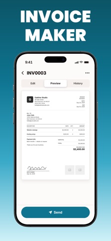 Invoice Maker and Estimate App screenshot