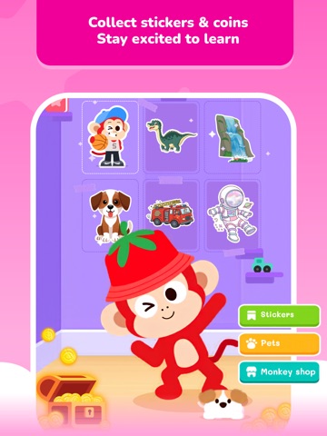Monkey Junior-English For Kids iPad screenshot