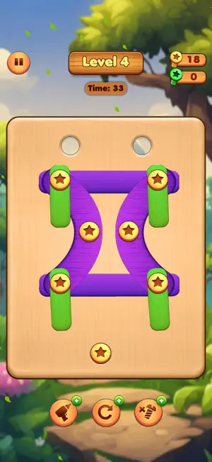 Wood Nuts And Bolts Puzzle screenshot 3