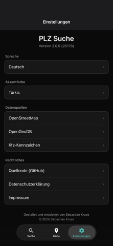 PLZ Suche screenshot