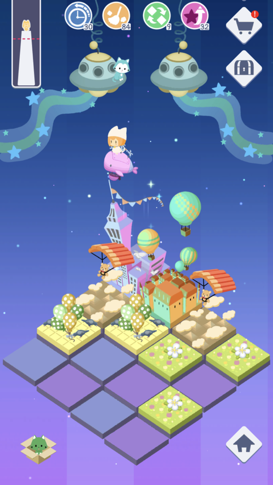 #3. Cat Puzzle : Stray Cat Towers (iOS) Bởi: PULSMO,INC.