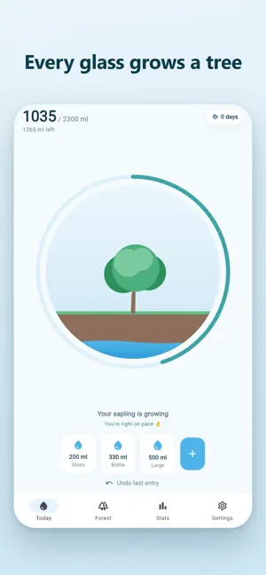Sipling: Water Tracker screenshot 1