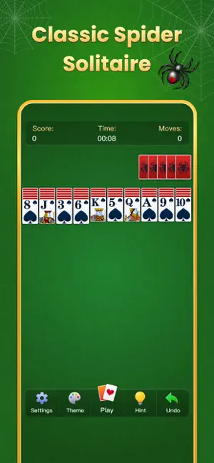 Spider Solitaire Classic 2026 screenshot 1