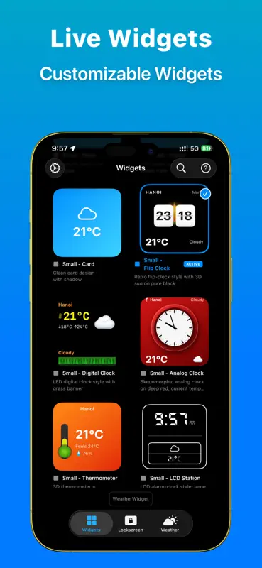 Weather Widgets - Clock Widget screenshot 4 of 4