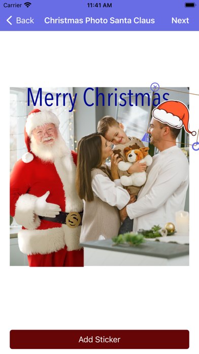 Christmas Photo Santa Claus Screenshot