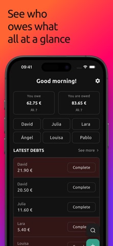 Dibs: Debt & IOU Tracker screenshot
