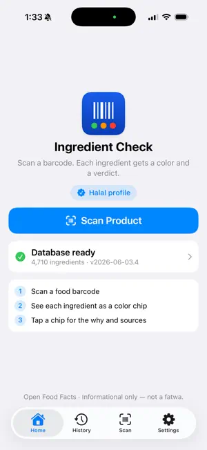 Ingredient Lookup screenshot 1