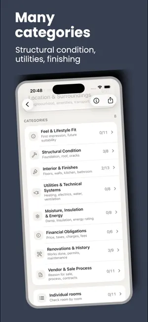 Basis: Home Viewing Checklist screenshot 3