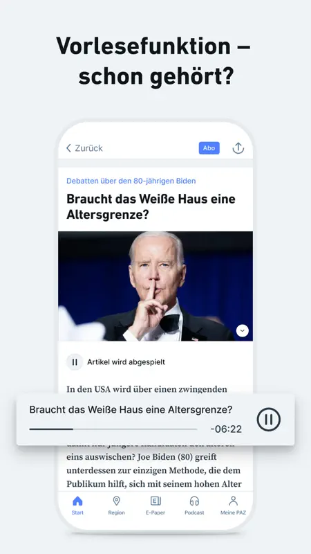 PAZ - Nachrichten und Podcast screenshot 7 of 10