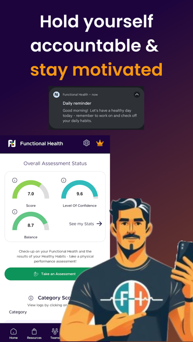 Functional Health Daily Habits Screenshot