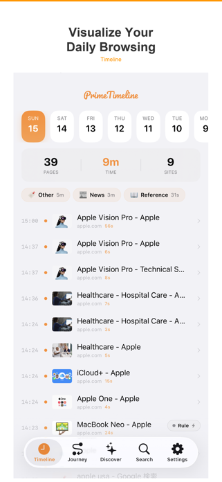 PrimeTimeline Screenshot 1 of 5