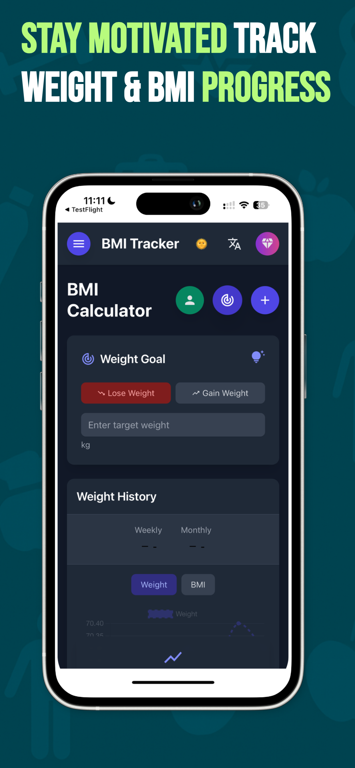 Fast BMI Calculator Pro