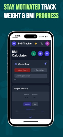 Fast BMI Calculator Pro screenshot