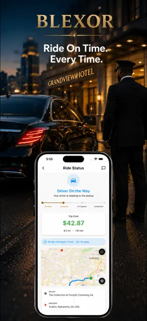 Blexor: Black Car Service screenshot 4