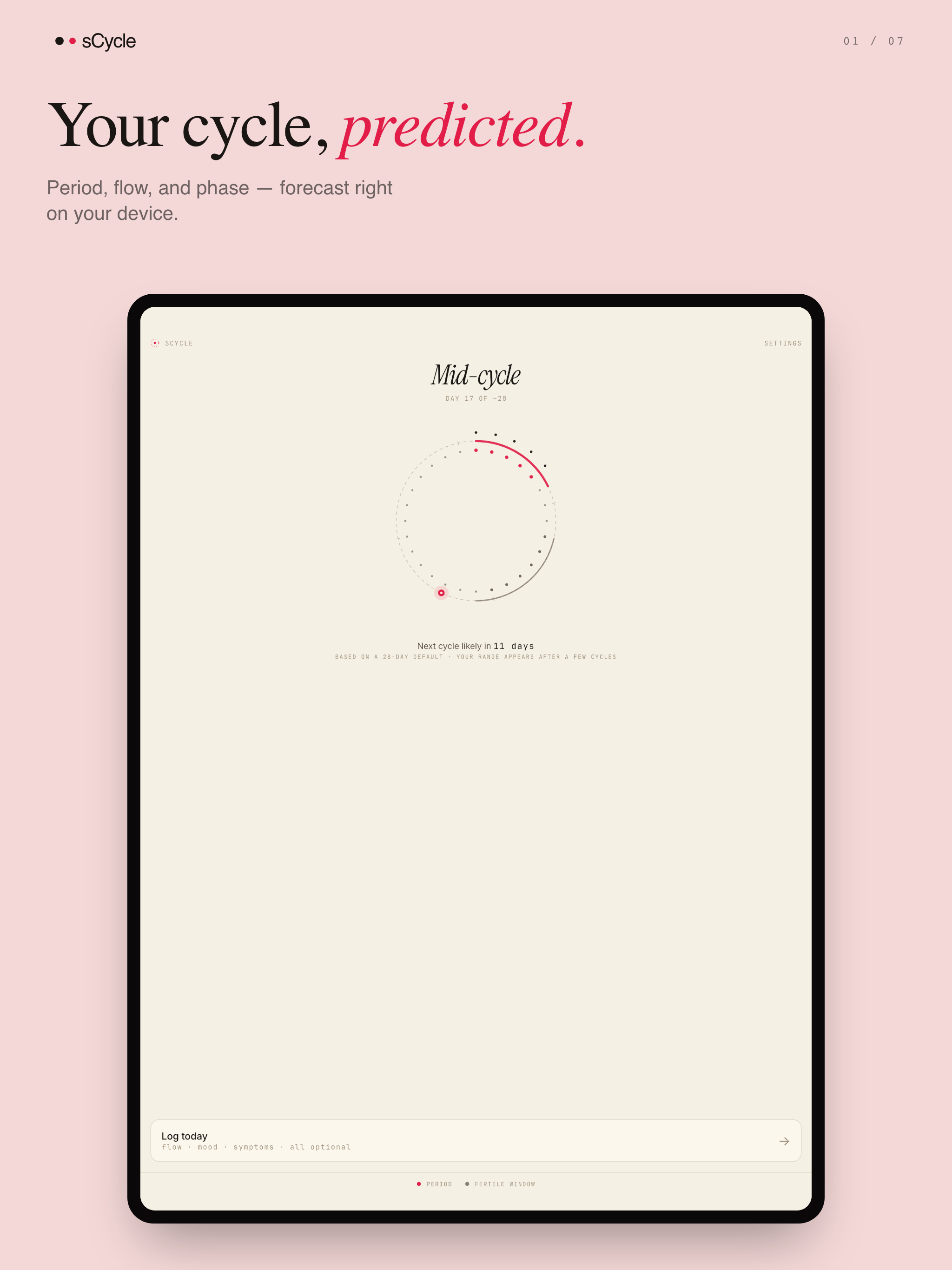 sCycle - Period Tracker