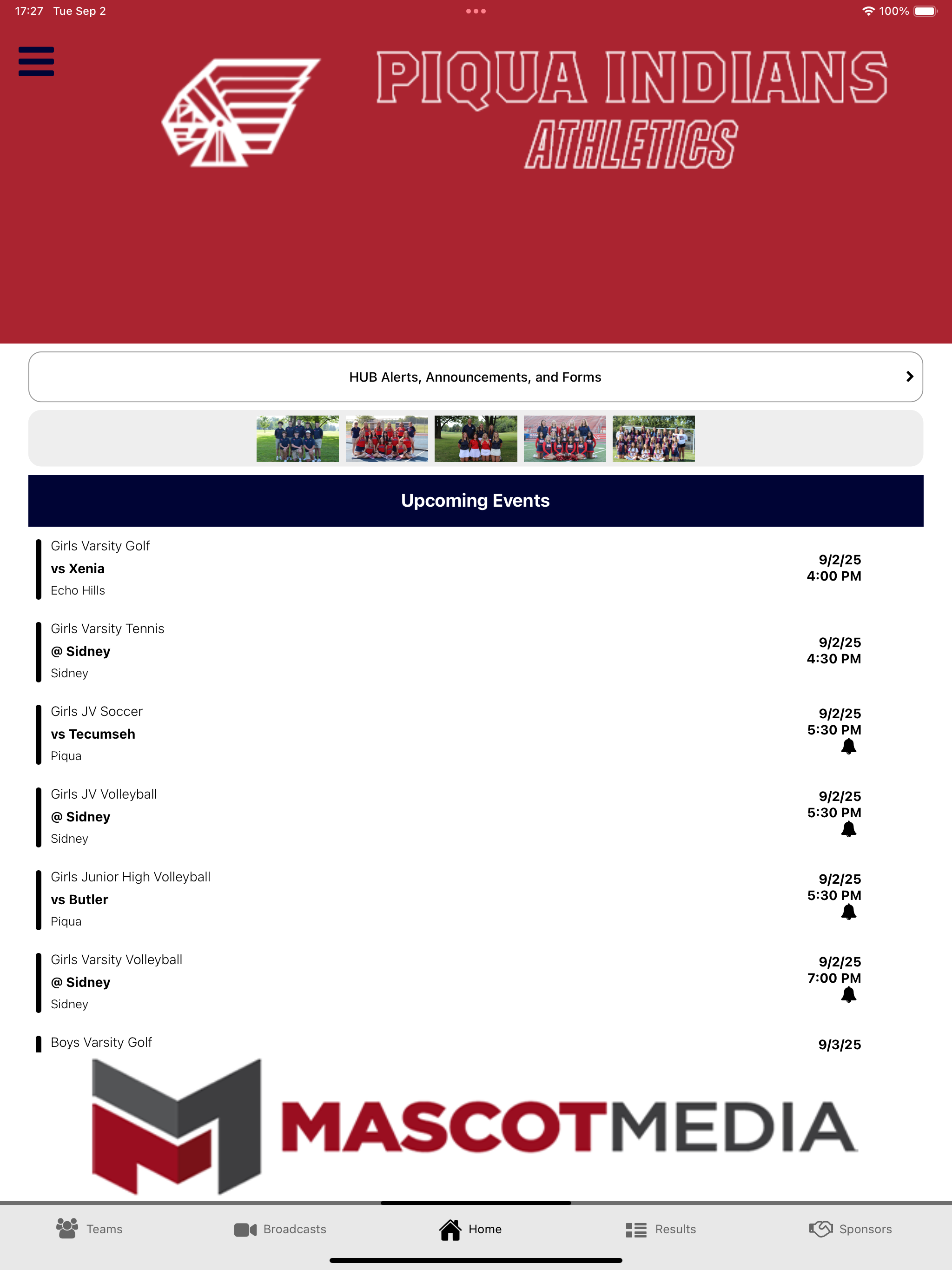 Piqua Indians Athletics