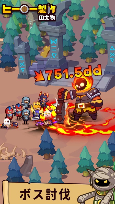 ヒーローメイキングタイクーン アイドルゲーム screenshot 3