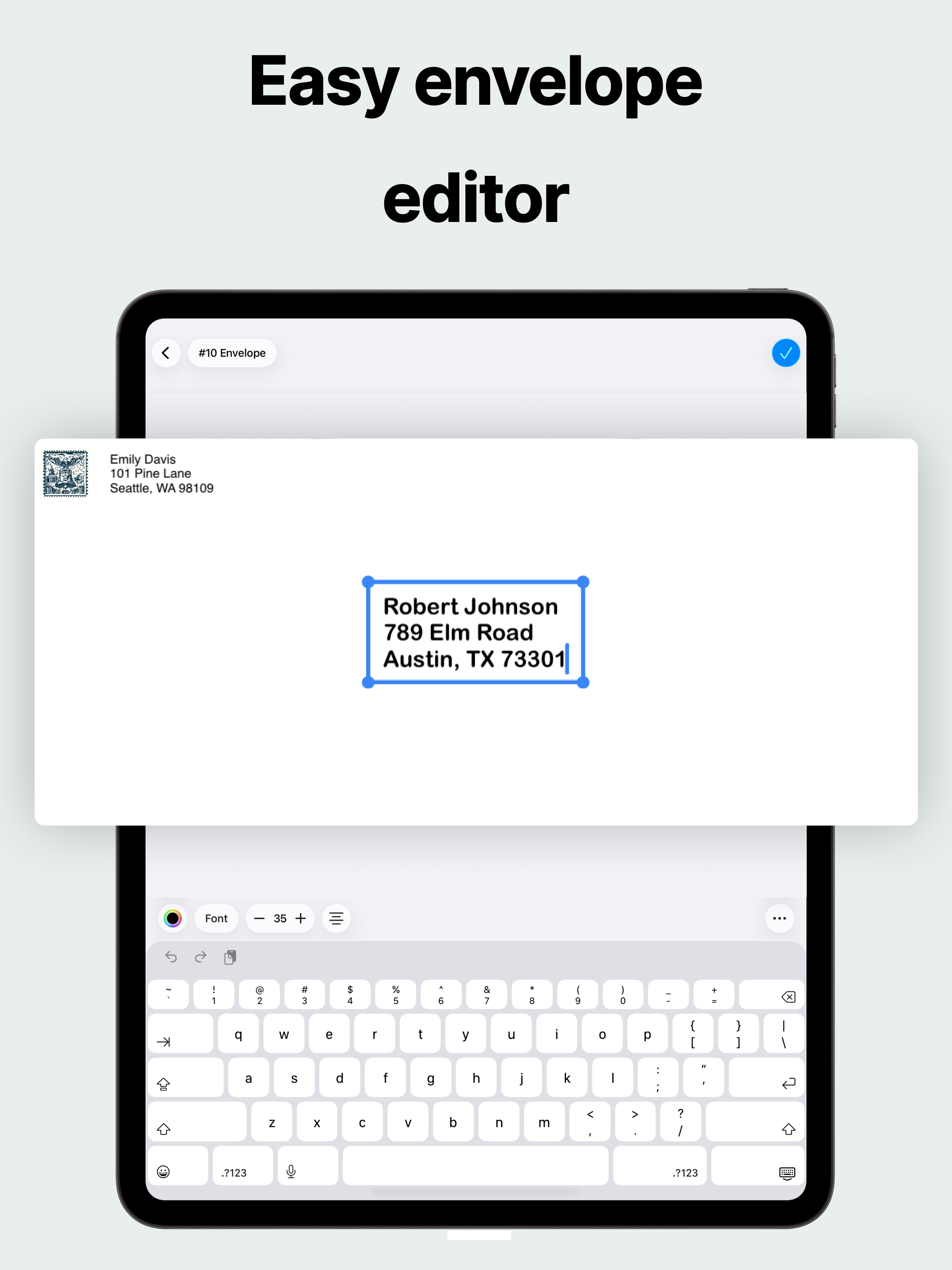 Envelope Printer Labels screenshot 6