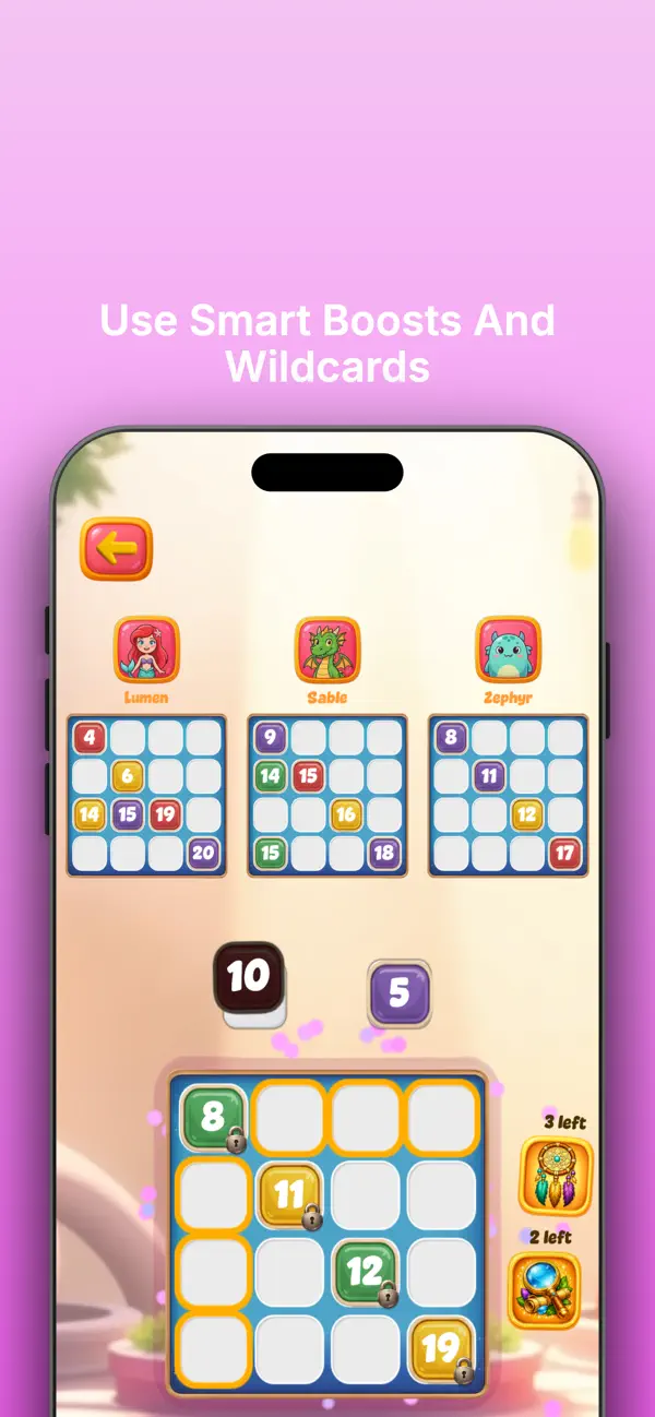 Tile Tidy game mode screen