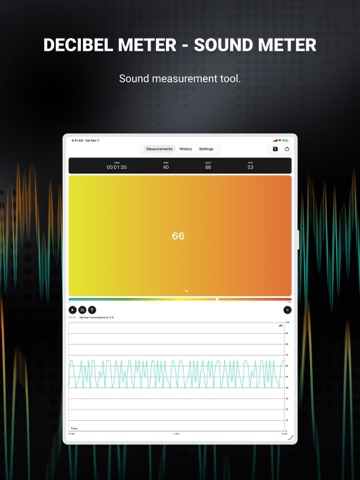 Decibel Meter - Sound Meter iPad screenshot