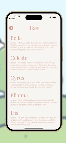 beebee - Baby Names Screenshot 5 of 5