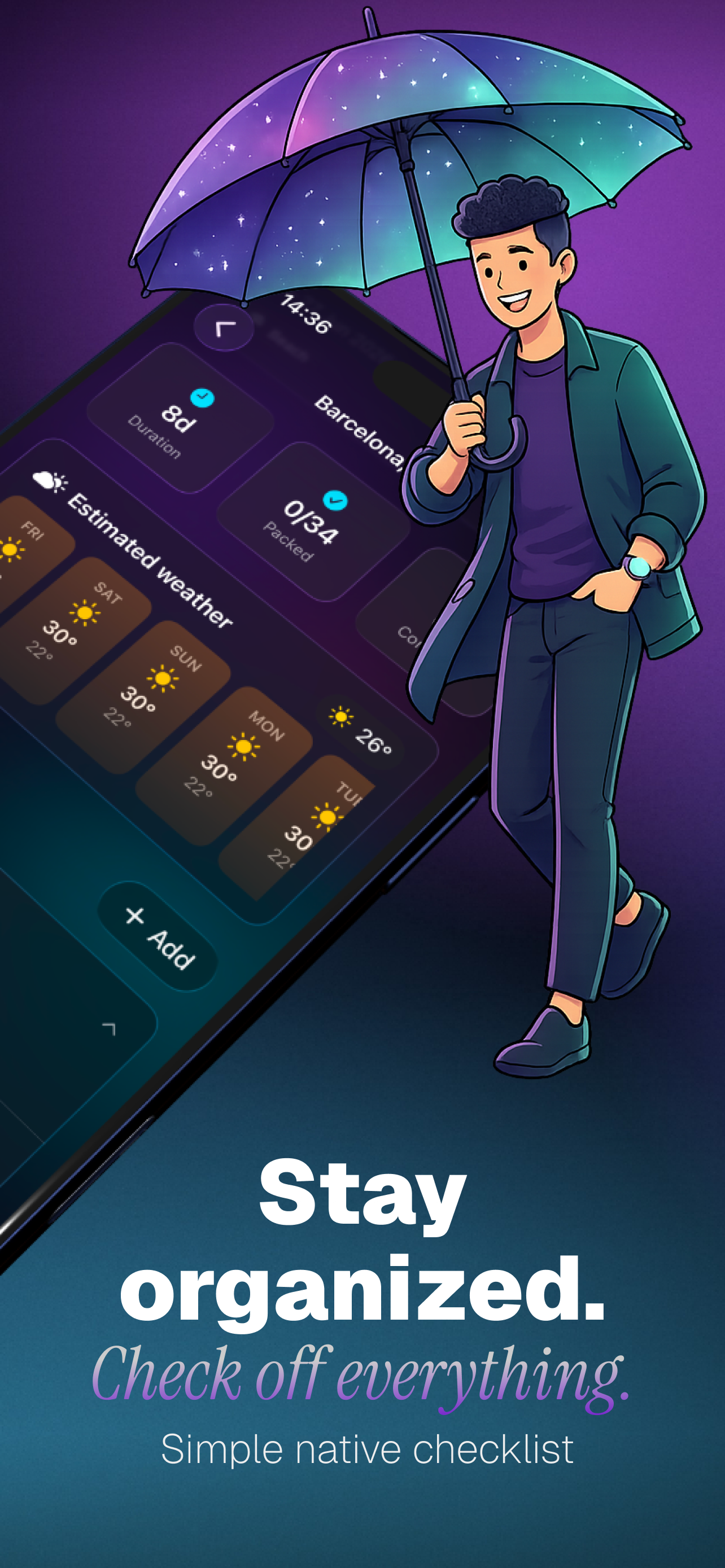 Packwave: Packing List AI Trip screenshot 5
