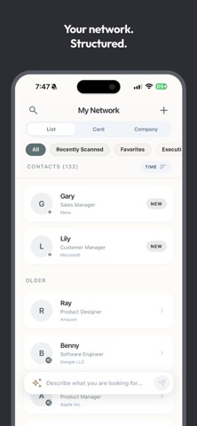 Introra - AI Biz Card Scanner screenshot