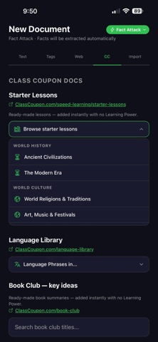 Speed Learning App Screenshot 7 of 8