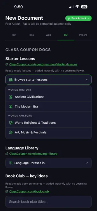 Speed Learning App screenshot 7