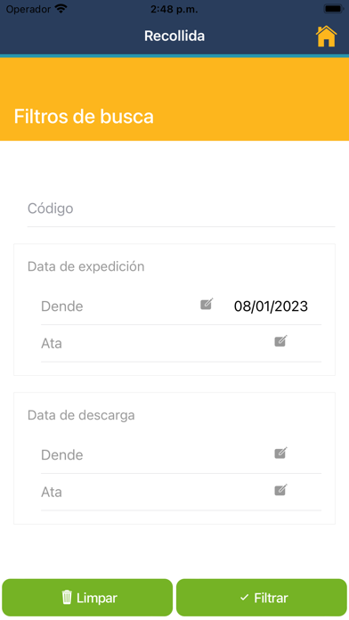 Análise pesqueiro e acuícola Screenshot