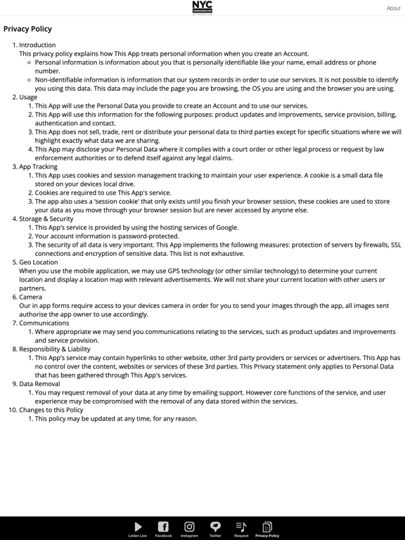 Screenshot #6 pour NYC House Radio