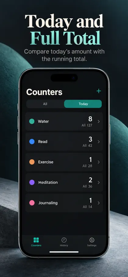 Capture d'écran 4 sur 5 de Clicker Counter & Tally App