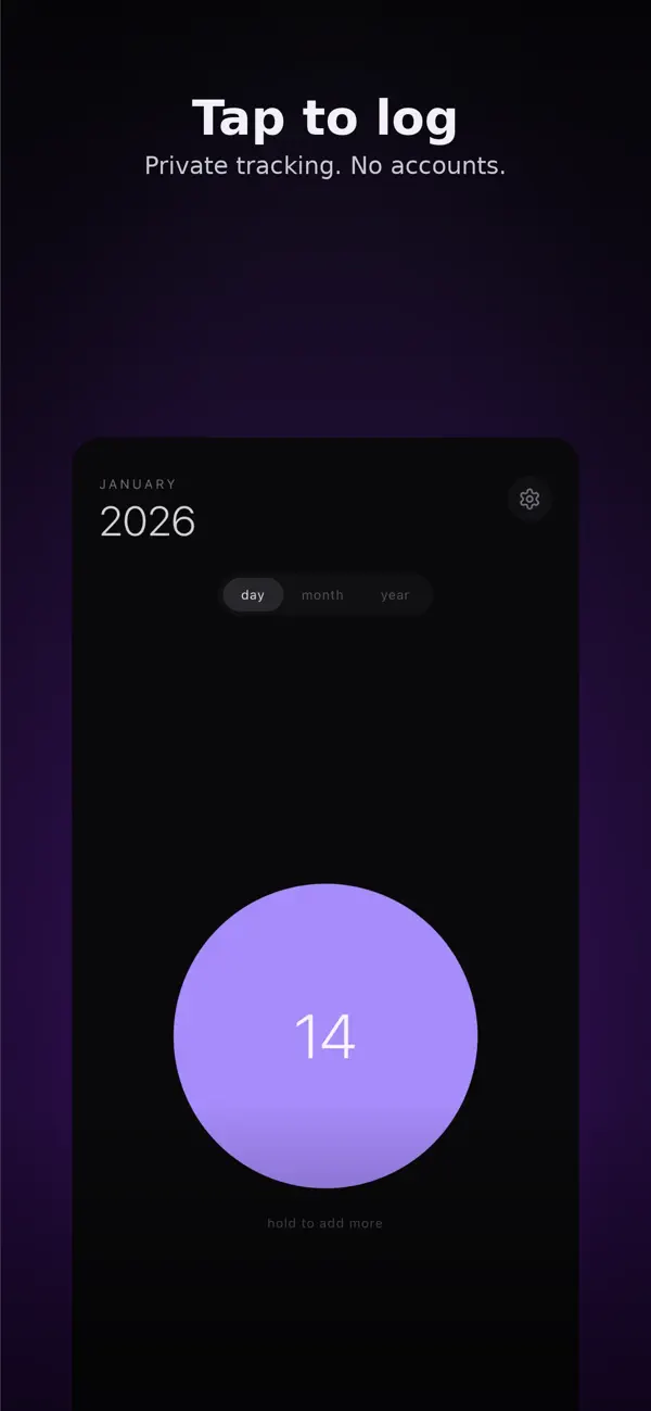 #2. Datum- Sex Frequency Tracker (iOS) بواسطة: Scale9dev