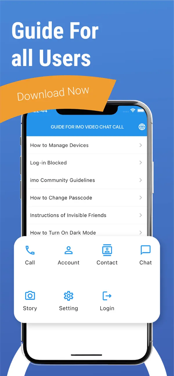 Screenshot #2 pour Guides for imo Video Chat Call